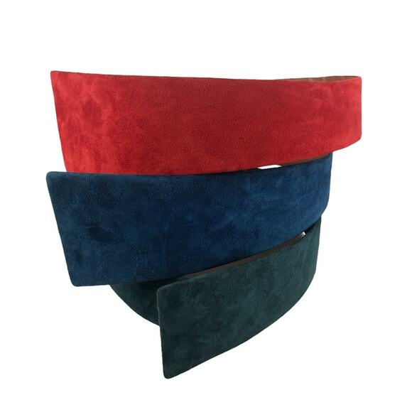Abbe vintage 3 velvet belts medium - Picture 1 of 11